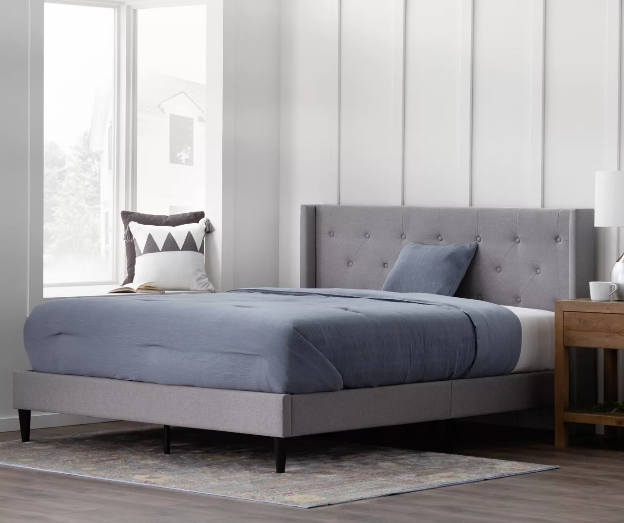 Brookside Isabelle Upholstered Wingback Bed - Image 8