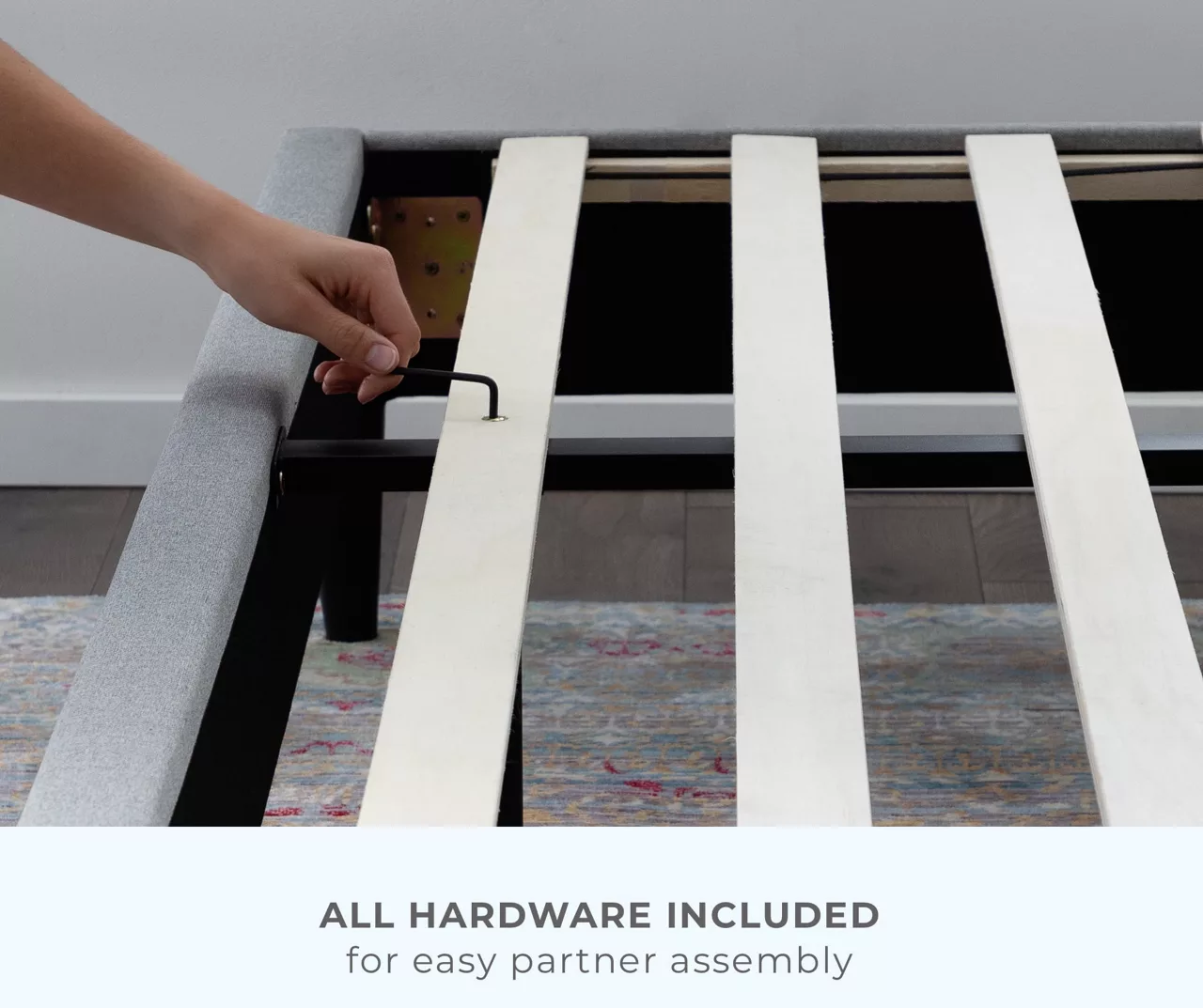 Brookside Isabelle Upholstered Wingback Bed - Image 9