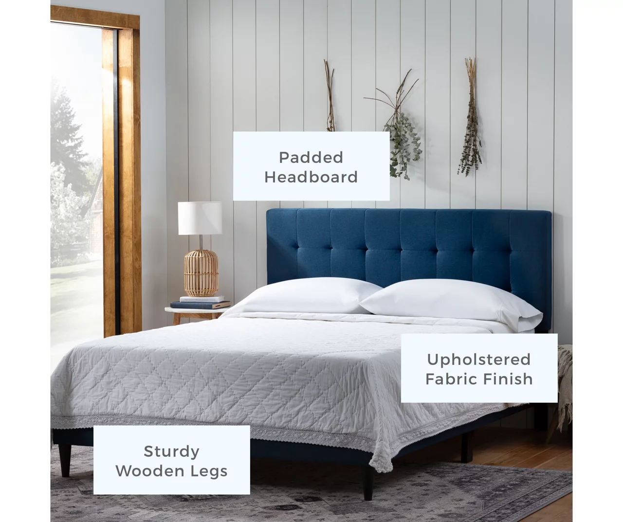 Brookside Cara Square Tufted Platform Bed - Image 12