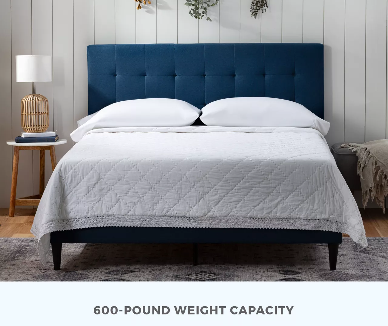 Brookside Cara Square Tufted Platform Bed - Image 15