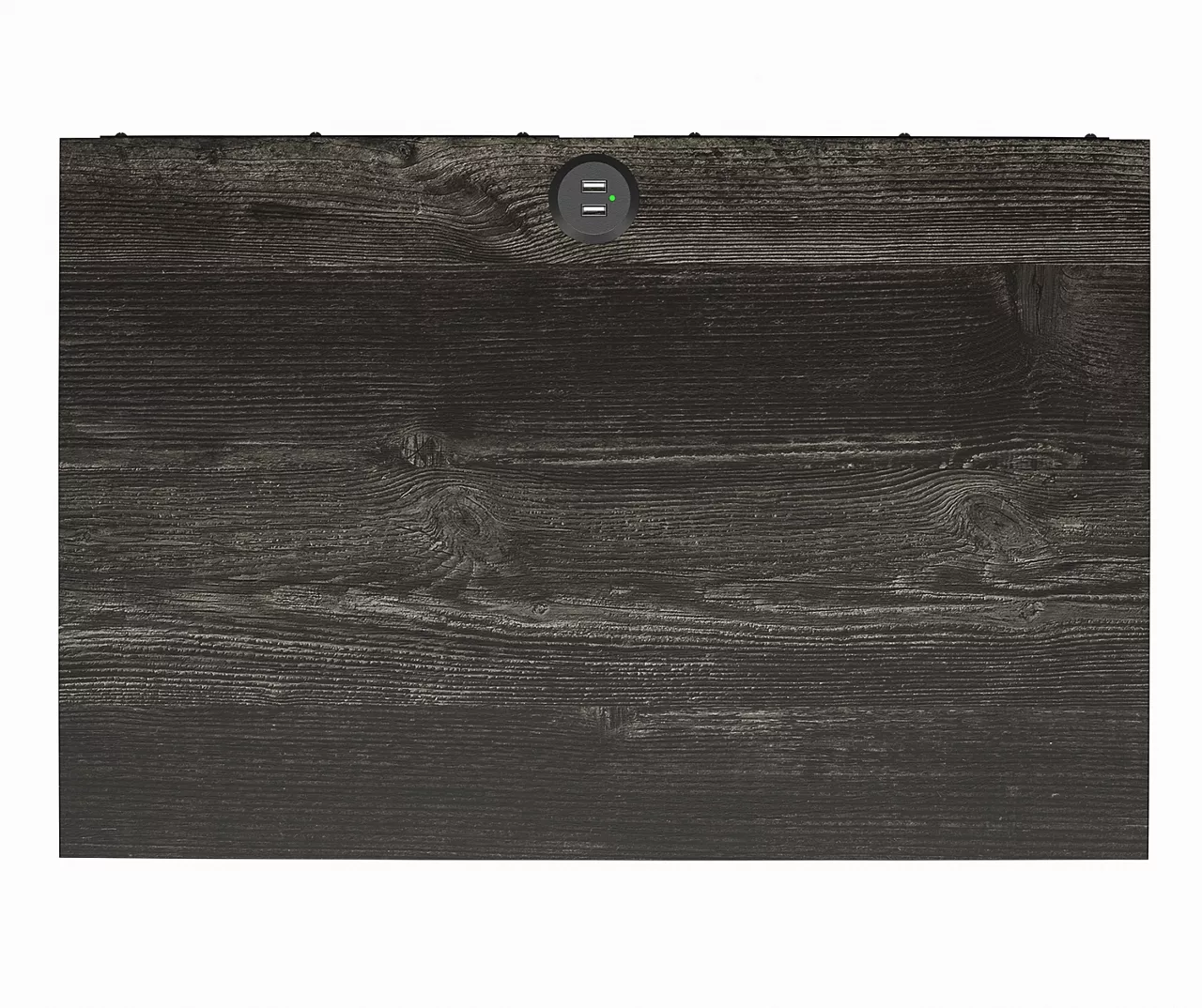 Silverton Black Oak Nightstand With USB Charging - Image 4