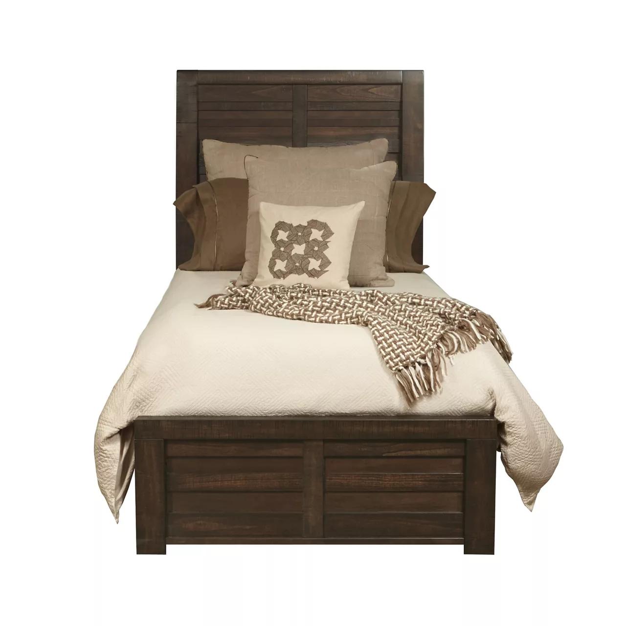 Ruff Hewn Plank Twin Bed