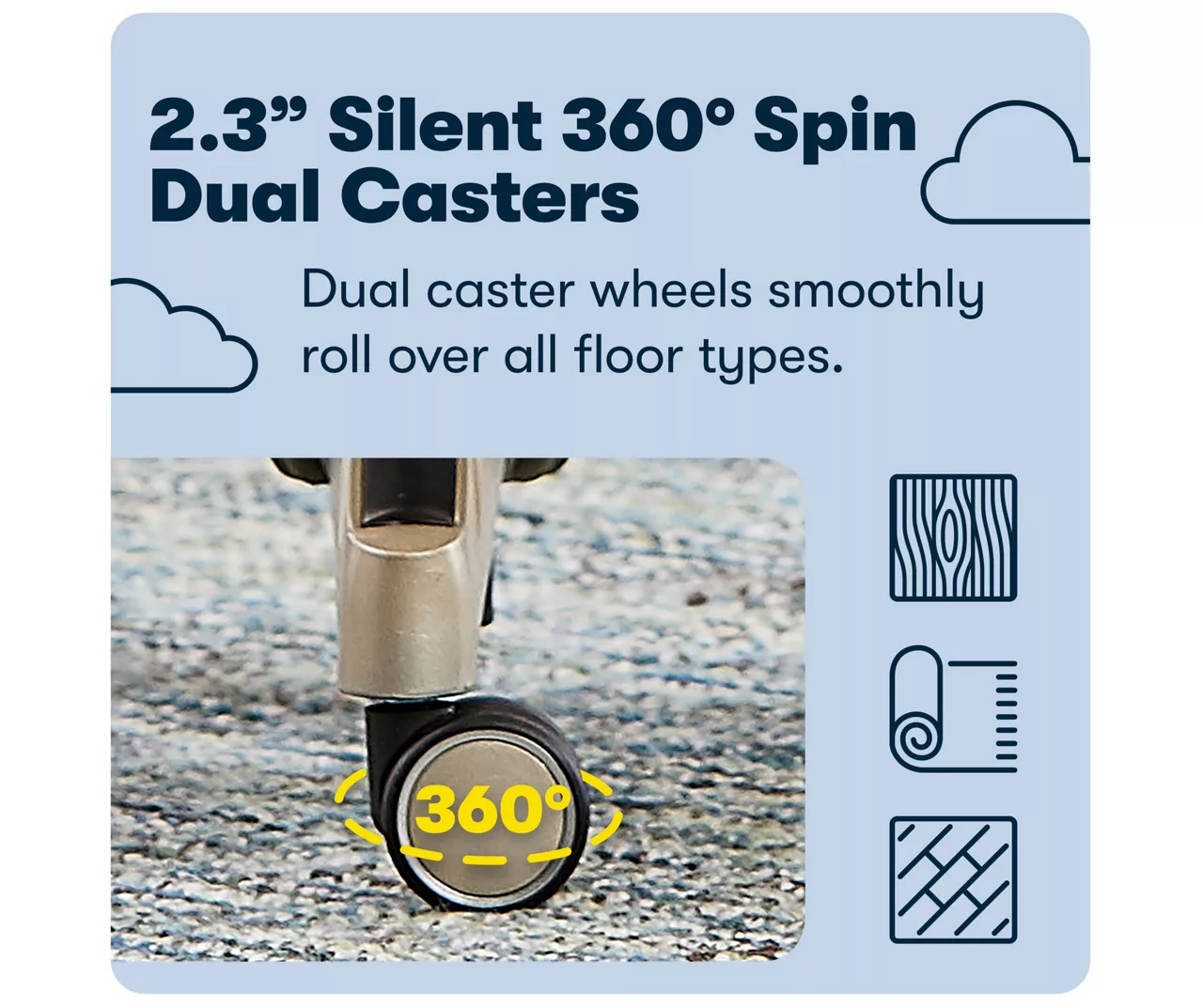 Claremont Ivory Bonded Leather Office Chair - Image 11