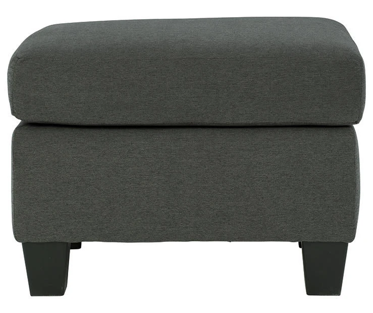 Bayonne Charcoal Ottoman - Image 3