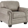 Olsberg Steel Faux Suede Armchair