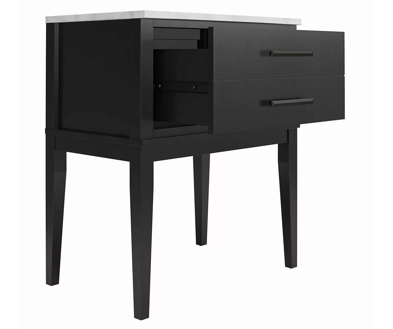 Ameriwood Madison Lane Faux Marble Nightstand - Image 3