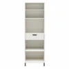 Evolution Vantage White 5-Shelf Open Cabinet