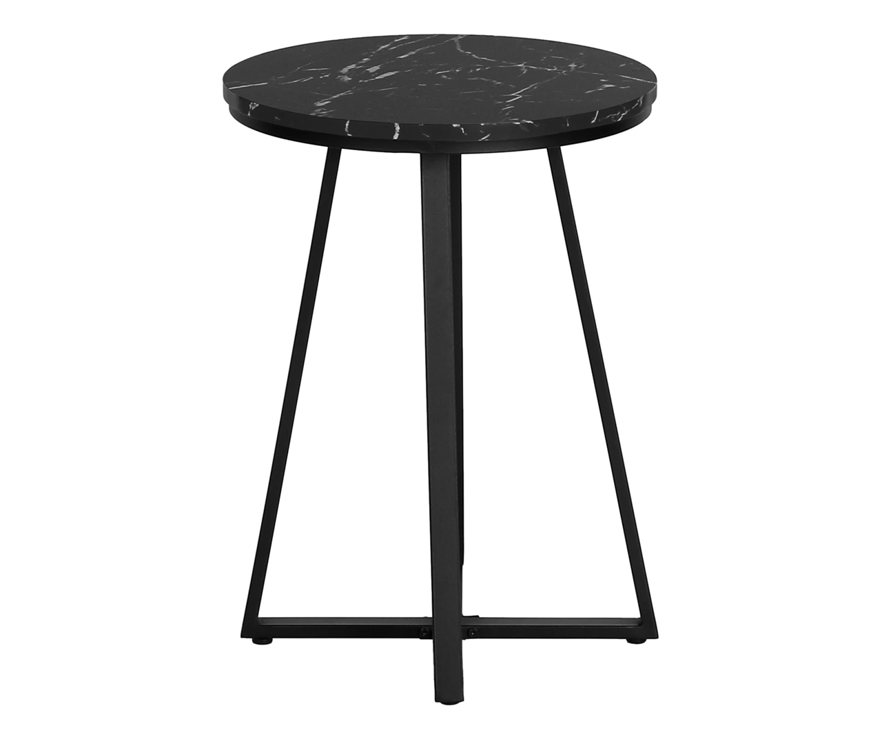 Monarch Faux Marble & Metal Accent Table - Image 5