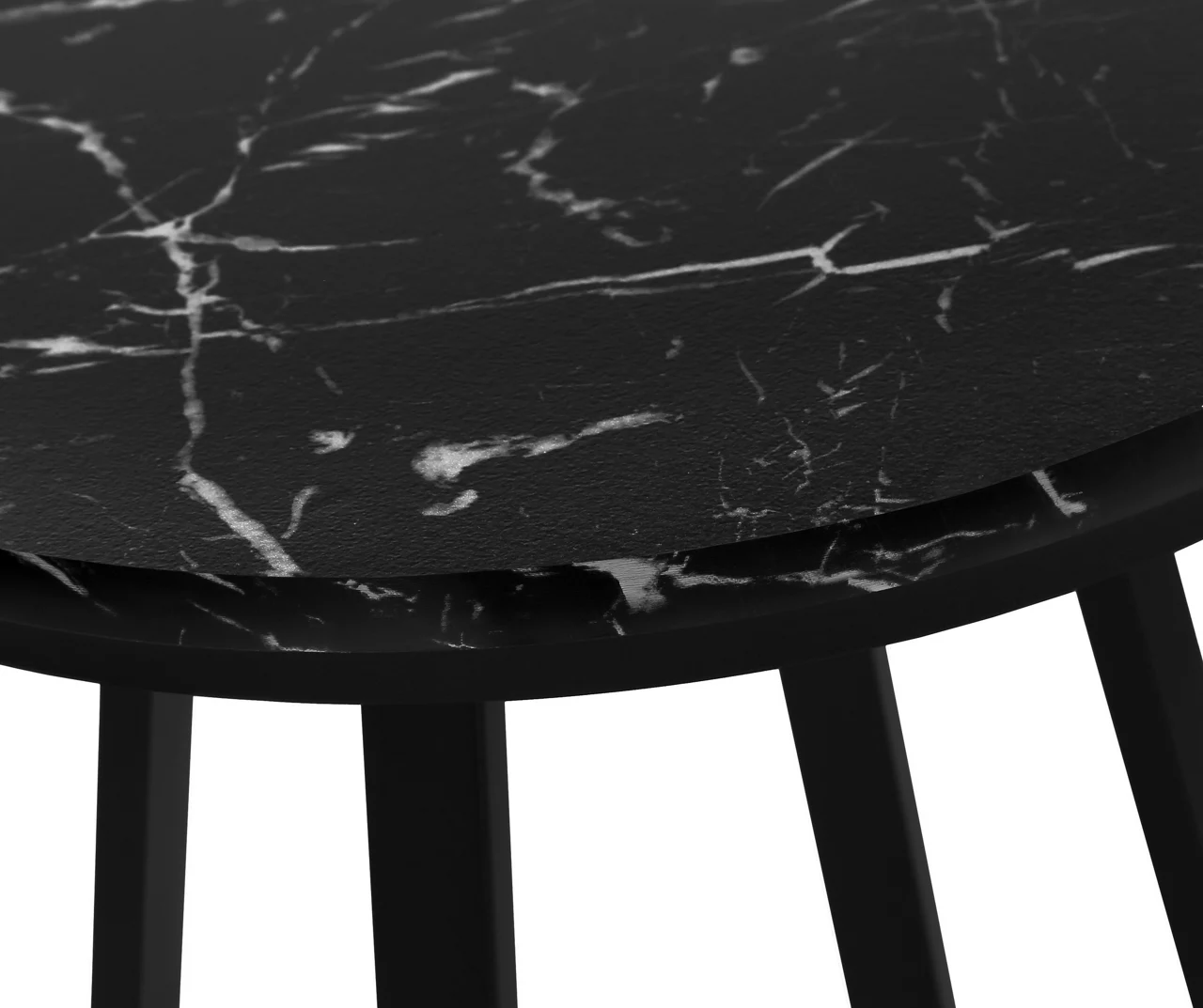 Monarch Faux Marble & Metal Accent Table - Image 8