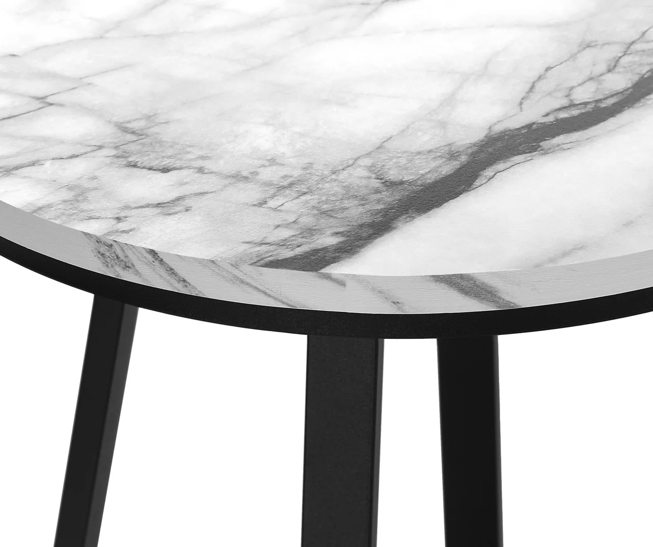 Monarch Faux Marble & Metal Accent Table - Image 16
