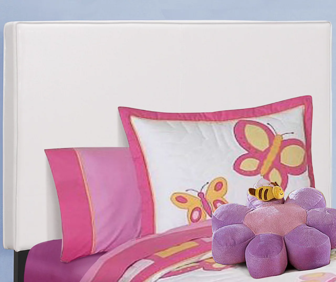 Monarch Faux Leather Twin Bed - Image 11