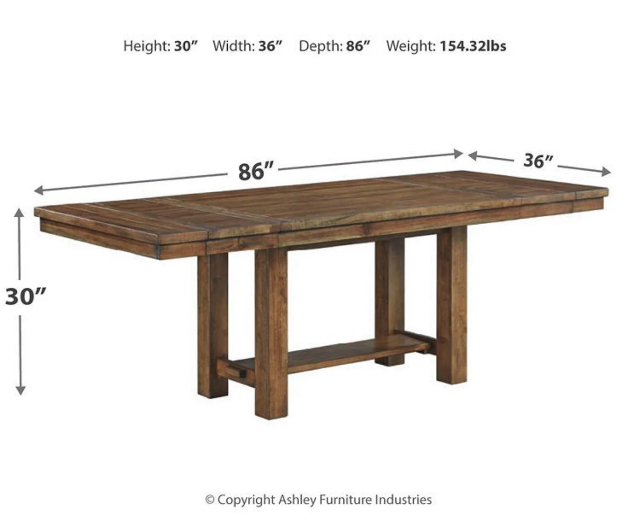 Moriville Extension Leaf Dining Table - Image 10