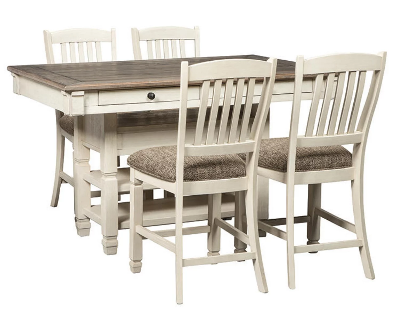 Bolanburg Counter-Height Dining Table With Wine Bottle Storage - Image 8