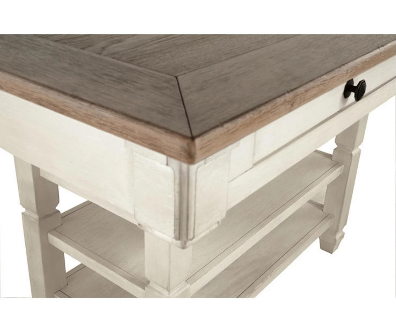 Bolanburg Counter-Height Dining Table With Wine Bottle Storage - Image 2