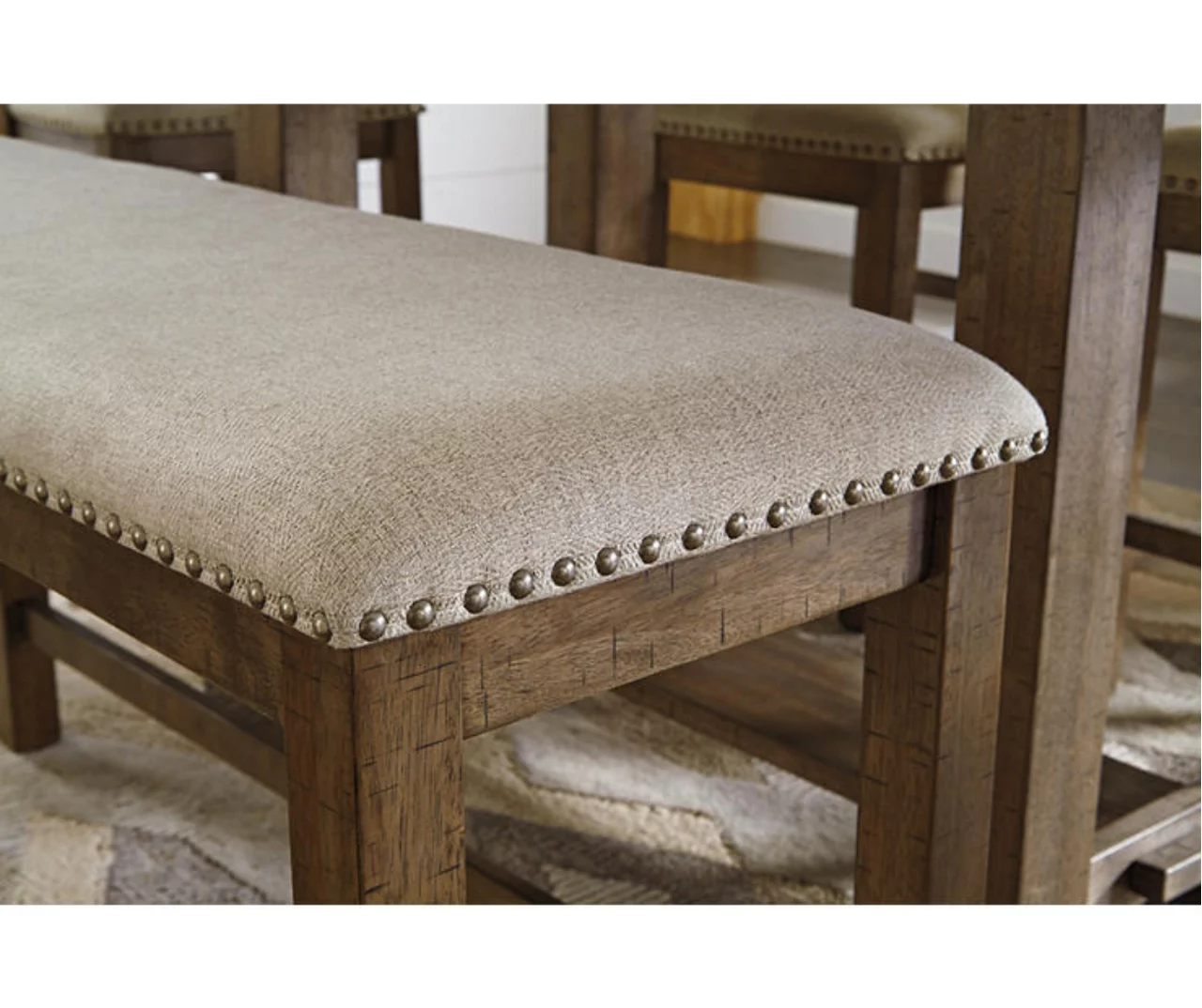 Moriville Upholstered Counter-Height Dining Bench - Image 4