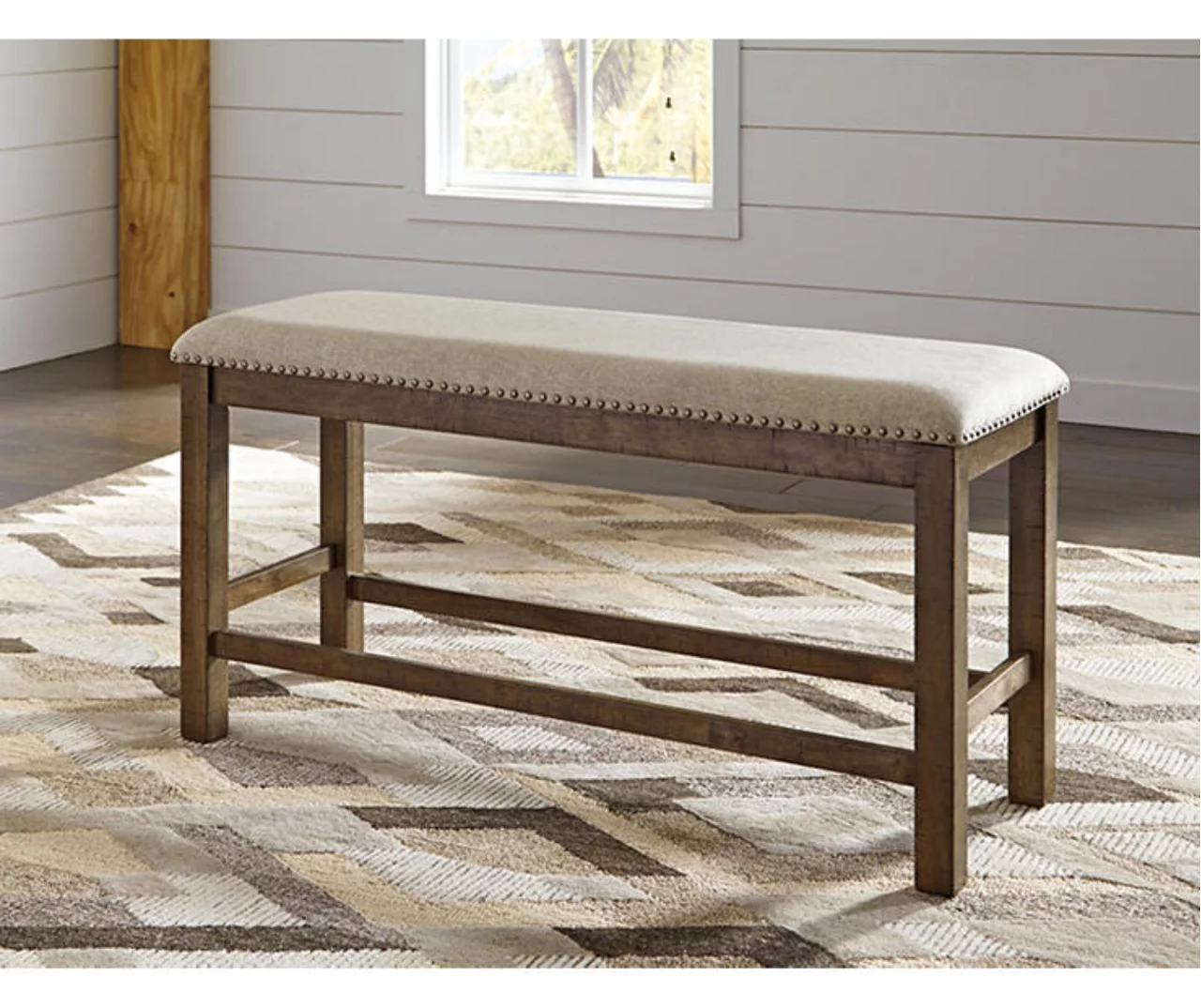 Moriville Upholstered Counter-Height Dining Bench - Image 3