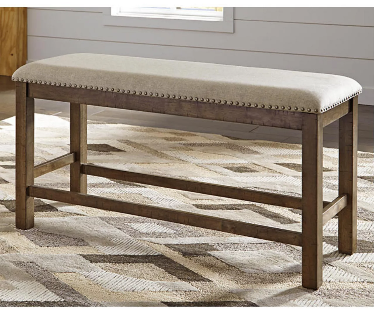 Moriville Upholstered Counter-Height Dining Bench - Image 2