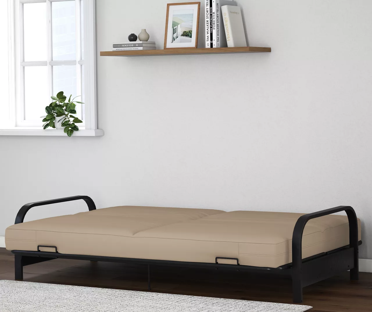 DHP Elbern Black Metal Futon With Cover - Image 17