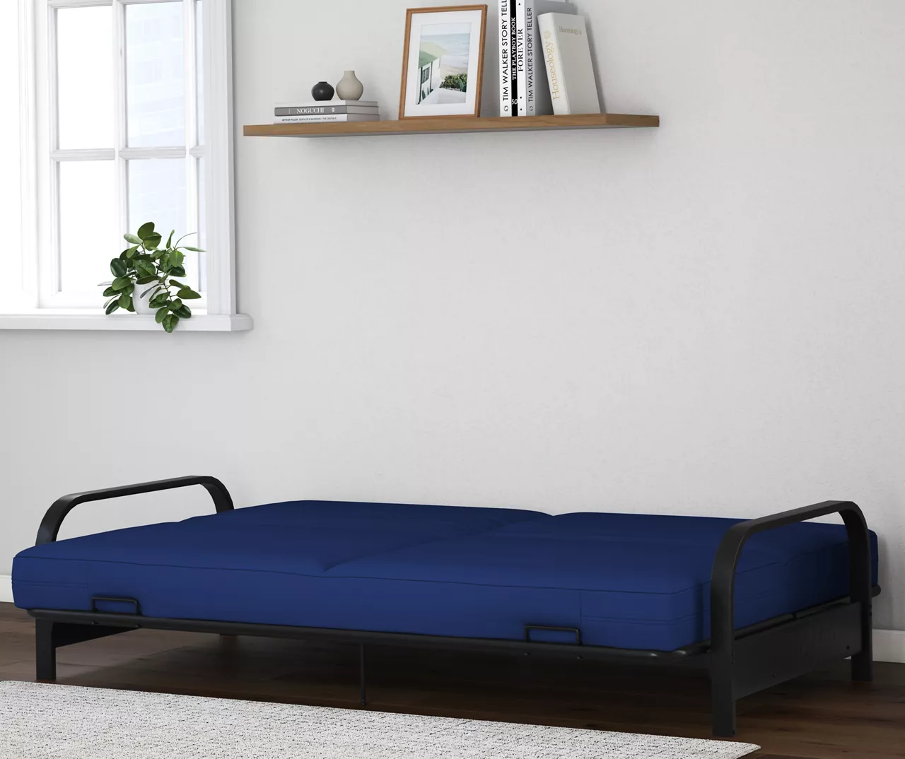 DHP Elbern Black Metal Futon With Cover - Image 7