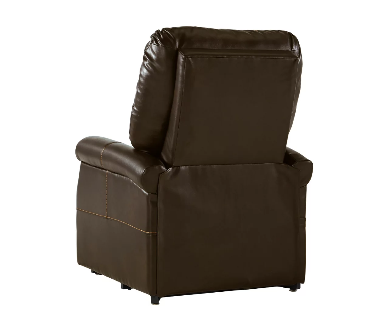 Markridge Chocolate Faux Leather Power Lift Recliner - Image 12