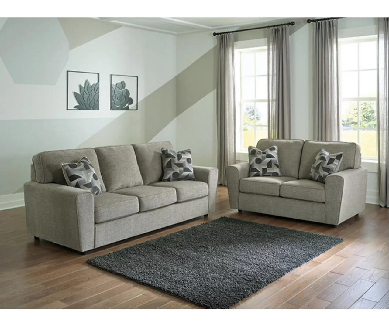 Cascilla Pewter Sofa - Image 6