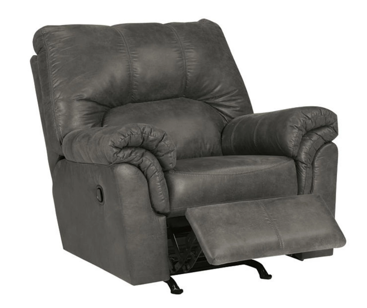 Bladen Slate Faux Leather Rocker Recliner - Image 6