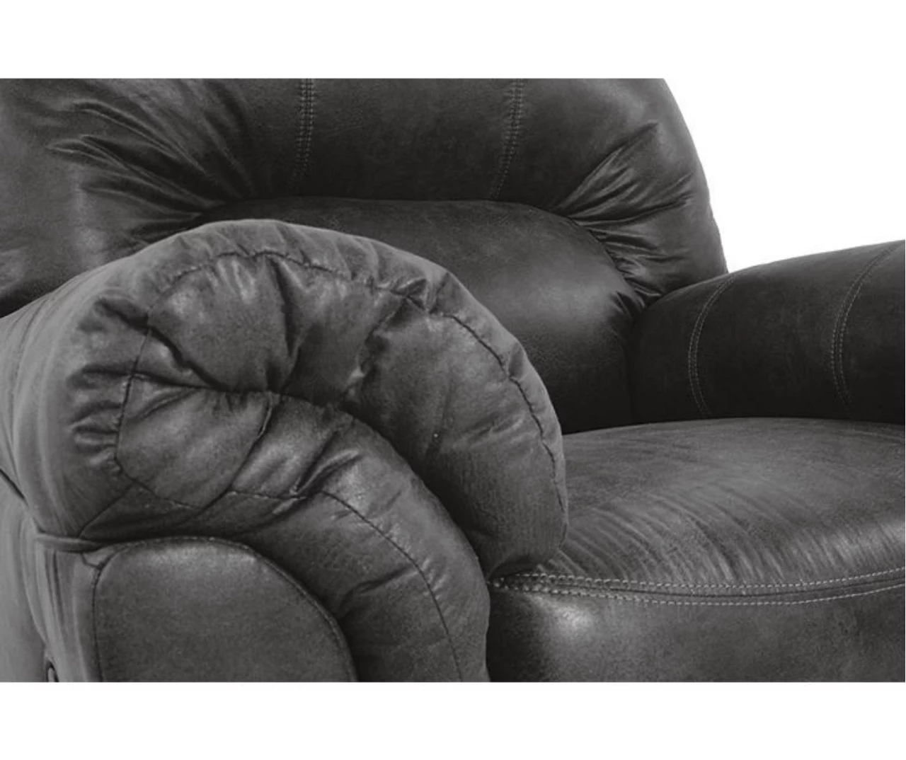 Bladen Slate Faux Leather Rocker Recliner - Image 3