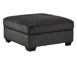 Charenton Charcoal Storage Ottoman