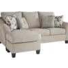 Abney Gray Sofa Chaise