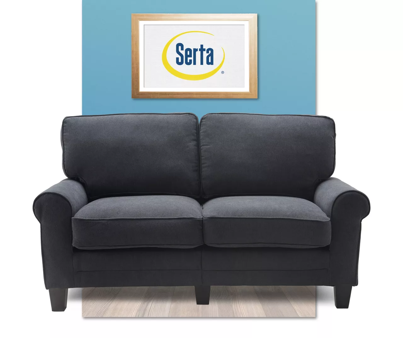 Copenhagen Charcoal Loveseat - Image 2