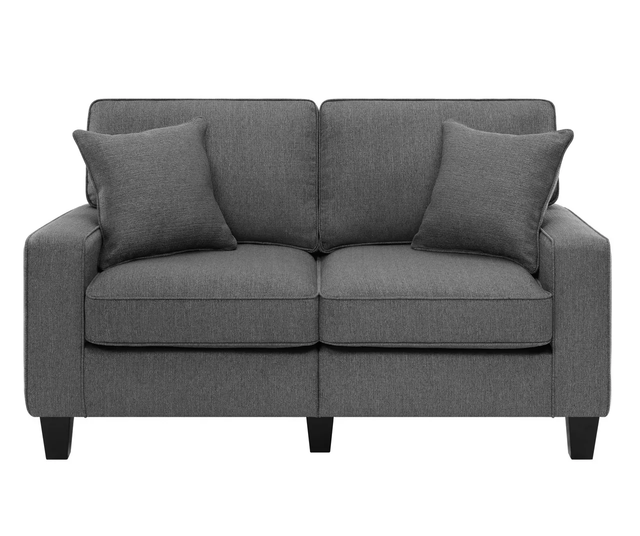 Palisades Dark Gray Loveseat