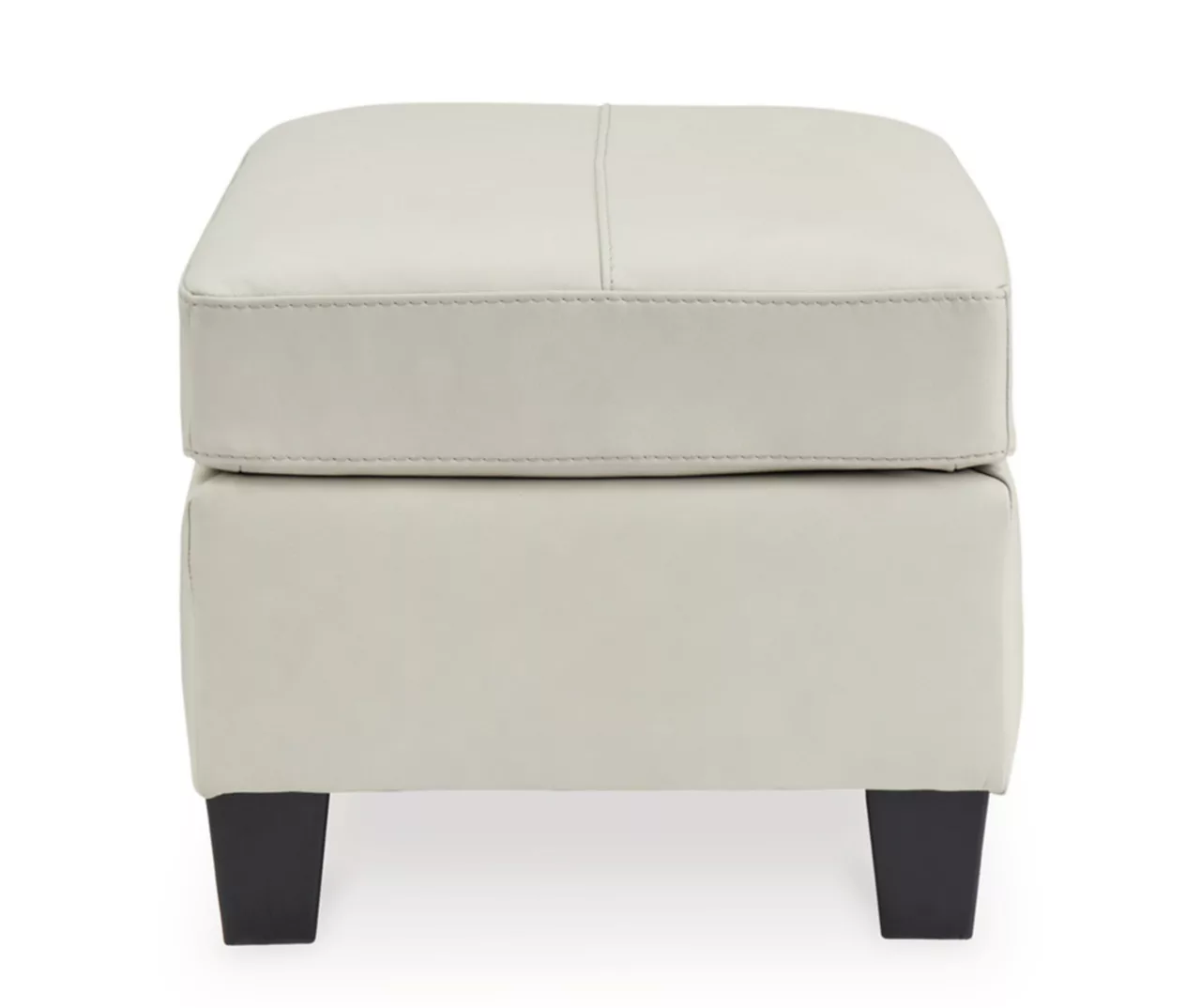 Signature Design By Ashley Genoa Leather Ottoman - Image 5