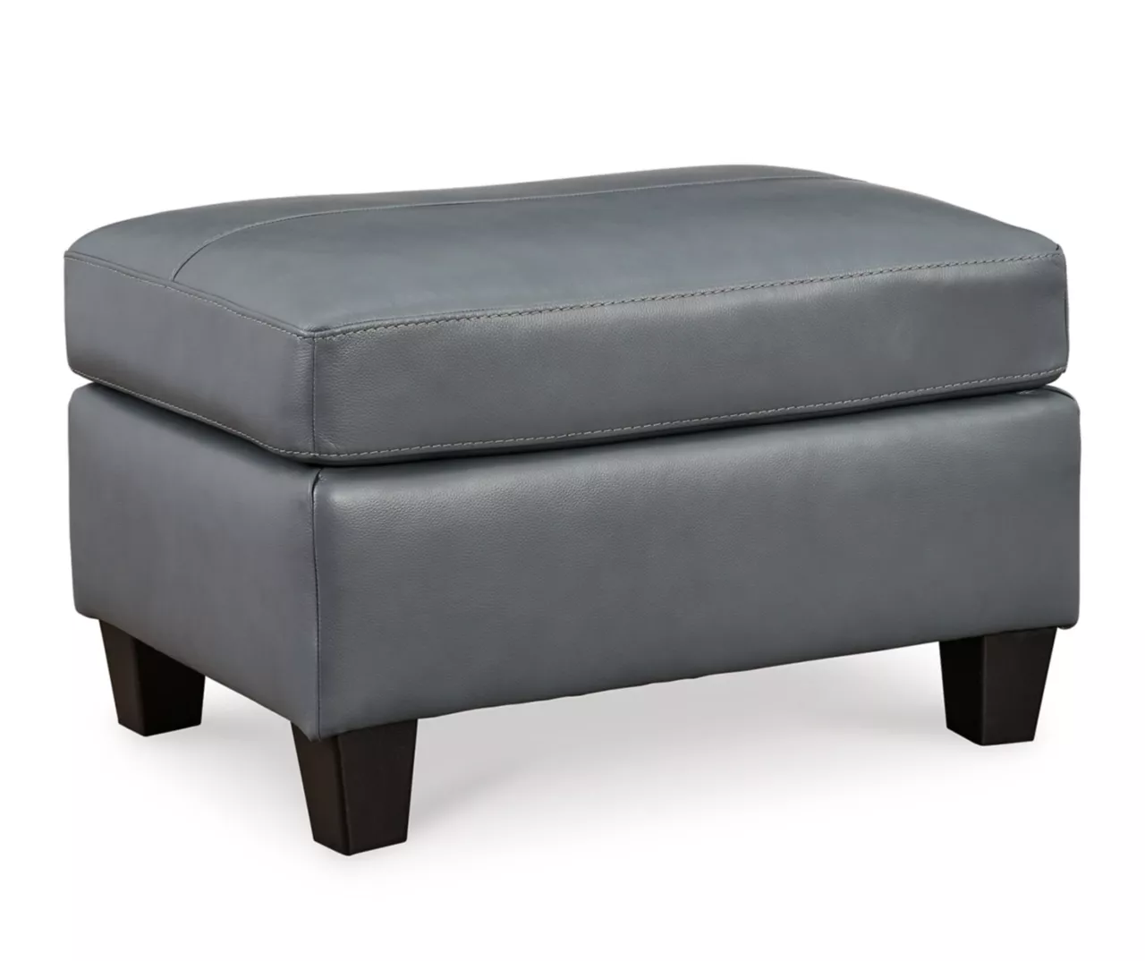 Signature Design By Ashley Genoa Leather Ottoman - Image 2