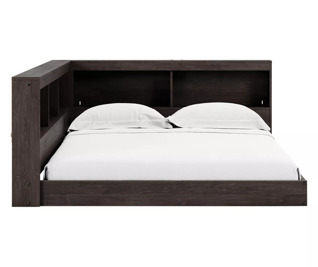Signature Design By Ashley Piperton Black Full Bookcase Storage Bed - Image 2