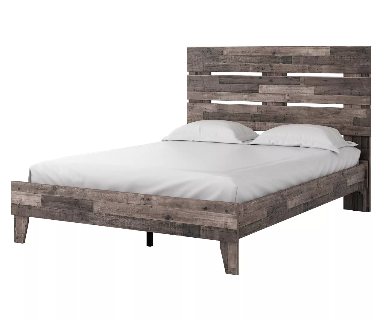 Signature Design By Ashley Neilsville Gray Queen Panel Platform Bed