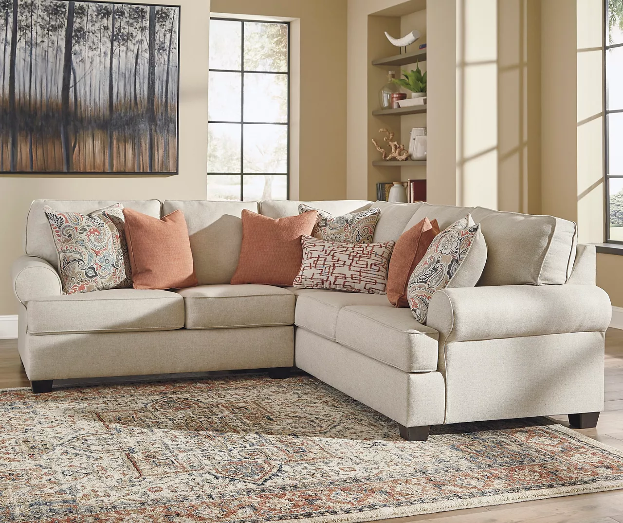 Signature Design By Ashley Amici 2-Piece Right-Arm-Facing Sectional - Image 2