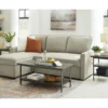 Signature Design By Ashley Kerle Fog Sectional With Pop-Up Bed