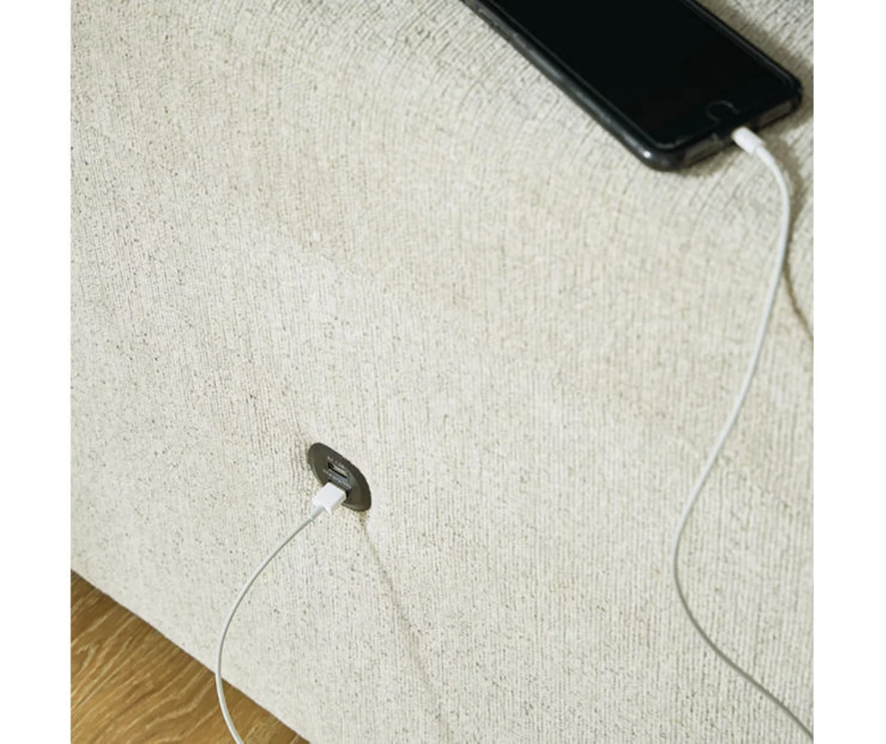 Signature Design By Ashley Millcoe Linen 3-Piece Sectional With Pop-Up Bed - Image 6