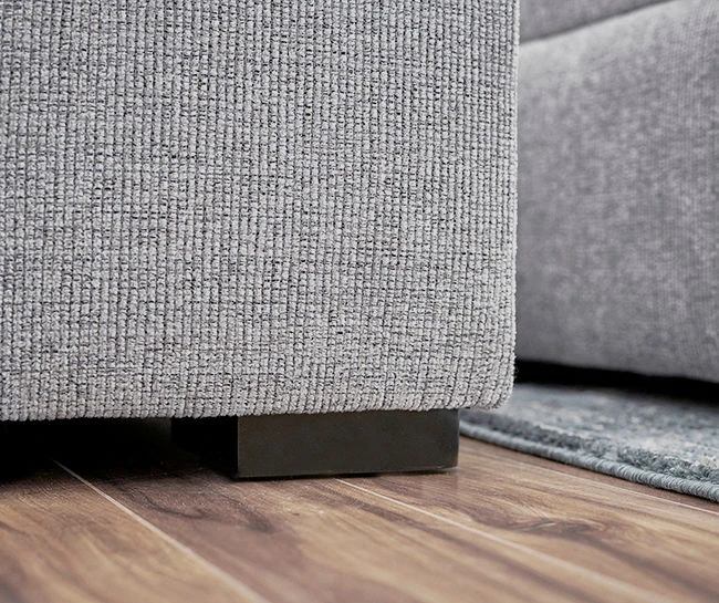 Broyhill Parkdale Dove Sectional & Ottoman Set - Image 6