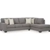 Broyhill Reydell Charcoal Sectional